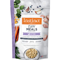 Instinct Freeze Dried Raw Meals for Kittens Grain Free Cage Free Chicken Recipe Cat Food