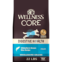 Wellness CORE Digestive Health Whitefish & Brown Rice Dry Dog Food