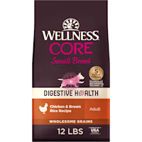 Wellness CORE Digestive Health Small Breed Chicken & Brown Rice Dry Dog Food