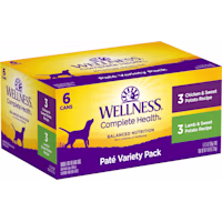 Wellness Complete Health Pate Variety Pack Wet Canned Dog Food