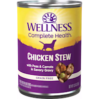 Wellness Thick & Chunky Natural Grain Free Chicken Stew Canned Dog Food