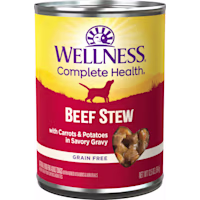 Wellness Thick & Chunky Natural Grain Free Beef Stew Canned Dog Food