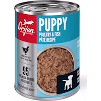 ORIJEN Grain-Free Puppy Recipe with Poultry & Fish Pate Premium Wet Dog Food