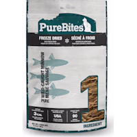 PureBites Minnow 1 Ingredient, Made In USA Freeze Dried Cat Treats
