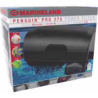 Marineland Penguin PRO 275 Power Filter, Multi-Stage Aquarium Filtration for Aquariums Up To 50 Gallons