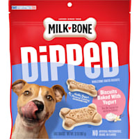 Milk-Bone Dipped Dog Biscuits Baked With Vanilla Yogurt