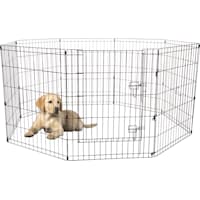 Pet Adobe Folding Puppy Exercise Playpen