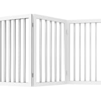 Pet Adobe White Freestanding 3 Panel Pet Gate