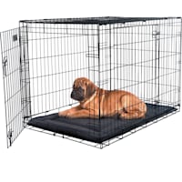 Pet Adobe Navy Waterproof Dog Crate Mat