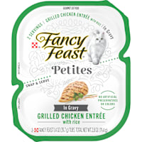 Fancy Feast Petites Grilled Chicken With Rice Entree Gourmet Gravy Wet Cat Food