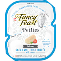 Fancy Feast Petites Ocean Whitefish With Tomato Entree Gourmet Gravy Wet Cat Food