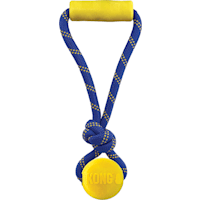 KONG Jaxx Brights Tug with Ball Assorted Dog Toy