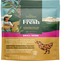 Freshpet Nature's Fresh Small Breed Certified Humanely Raised Grain Free Chicken Dog Food Recipe