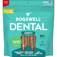 Dogswell Dental Chicken Jerky Dog Treats
