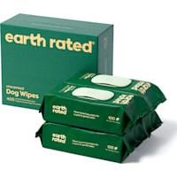Earth Rated Unscented Hypoallergenic Dog Wipes, Cleaning and Odor-Controlling Grooming Wipes for Paws