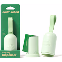 Earth Rated Dog Poop Bag Holder with Dog Poop Bags