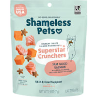 Shameless Pet Treats Yam Good Salmon Crunchy Cat Treats
