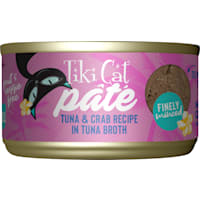 Tiki Cat Grill Tuna & Crab Recipe Pate Wet Cat Food