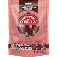 Better Belly Triple Flavor Kabob Chews for Dogs