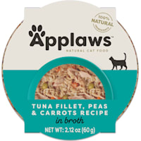 Applaws Natural Tuna Fillet with Peas & Carrots in Broth Wet Food for Cats