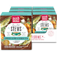 The Honest Kitchen One Pot Stews: Simmered Salmon & Chicken Stew with Brown Rice & Broccoli Wet Dog Food