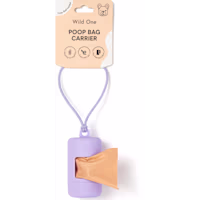 Wild One Lilac Poop Bag Carrier for Dogs