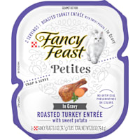 Fancy Feast Petites Roasted Turkey Entree with Sweet Potato in Gravy Wet Cat Food