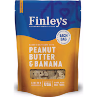 Finley's Peanut Butter & Banana Crunchy Biscuit Dog Treats