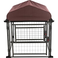 TRIXIE Deluxe Outdoor Dog Kennel with Cover and Secure Lock
