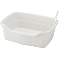 Richell Paw Trax White Wide Cat Litter Pan