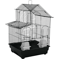 A&E Cage Company House Top Cage in Black