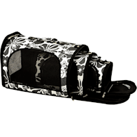 A&E Cage Company 6S The Excursion in Black Soft Sided Travel Carrier