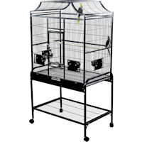 A&E Cage Company Elegant Flight Cage in Black