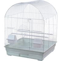 A&E Cage Company White Round Top Cage