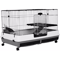A&E Cage Company 100-1 Deluxe 2 Level Small Animal Cage