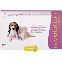 Revolution Topical Solution for Puppies and Kittens up to 5lbs