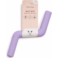Wild One Lilac Bolt Bite Dog Toy