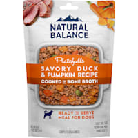 Natural Balance Platefulls Savory Duck & Pumpkin Recipe Wet Dog Food