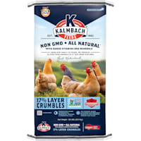 Kalmbach Feeds Non-GMO 17% Layer Crumbles for Chickens