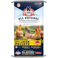 Kalmbach Feeds All Natural 17% Layer Pellet for Chickens