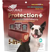 Ark Naturals Protection+ Brushless Toothpaste Fortified Dental Chew for Small Dogs Upto 8-20 lbs.