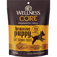 Wellness CORE Grain Free Beef & Turkey Recipe Brainiac Puppy Soft Training Treats