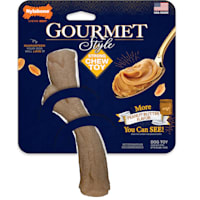 Nylabone Gourmet Style Strong Stick Peanut Butter Chew Dog Toy