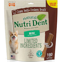 Nylabone Nutri Dent Filet Mignon Flavored Mini Dog Dental Chews