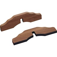UniPaws Walnut Support Feet for Extra Wide 6 Panel Pet Gate