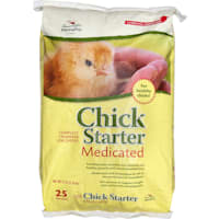 Manna Pro Chick Starter Medicated Chick Feed Crumbles