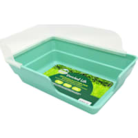 Oxbow Enriched Life Rectangle Litter Pan with Removable Shield
