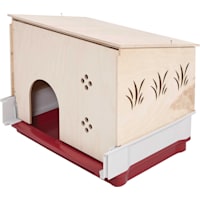 Midwest Wabbitat Deluxe Rabbit Home Wood Hutch Extension with Accessories