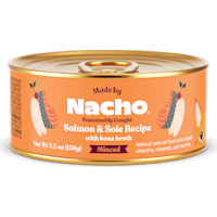 Made by Nacho Sustainably Caught Minced Salmon & Sole Recipe with Bone Broth Wet Cat Food