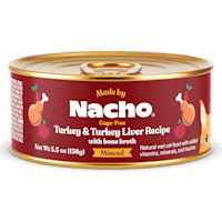 Made by Nacho Cage-Free Minced Turkey & Turkey Liver Recipe with Bone Broth Wet Cat Food